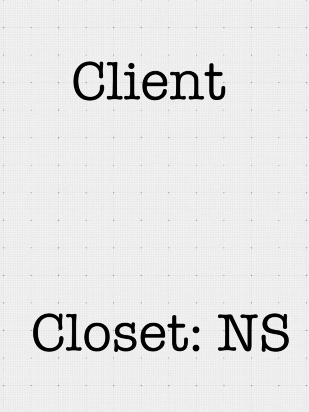 Client Closet: NS